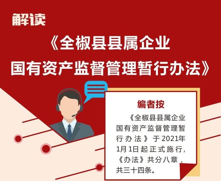 【图解】全椒县县属企业国有资产监督管理暂行办法