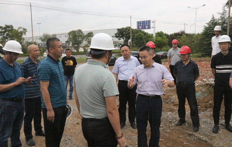 县委书记杨光现场调度重点项目建设情况